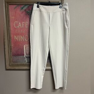 Athleta Cream High Rise Pull On Pants